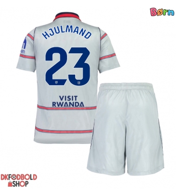 Atletico Madrid Morten Hjulmand #23 Tredje trøje Børn 2026-27 Kort ærmer (+ korte bukser)